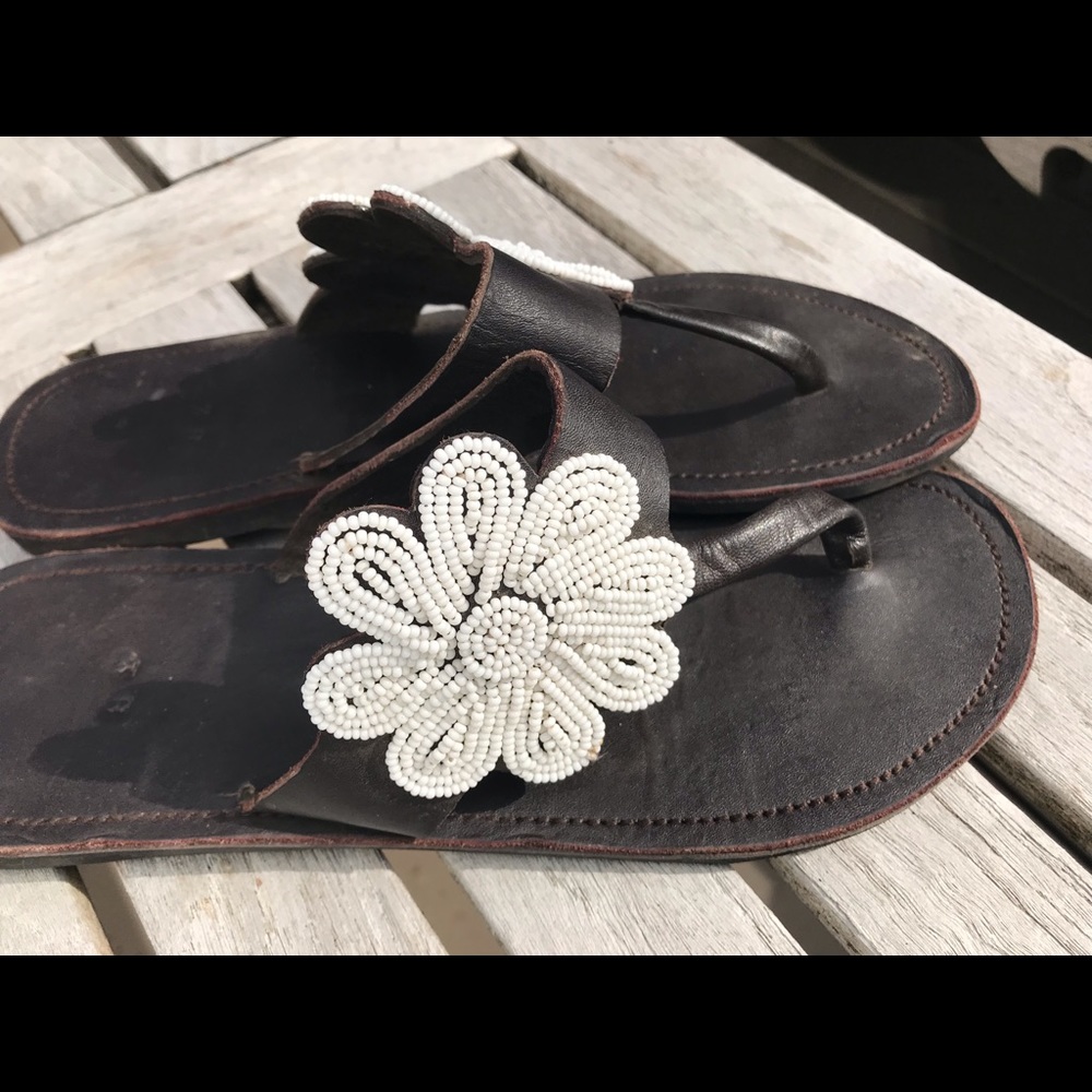 Handmade leather sandals